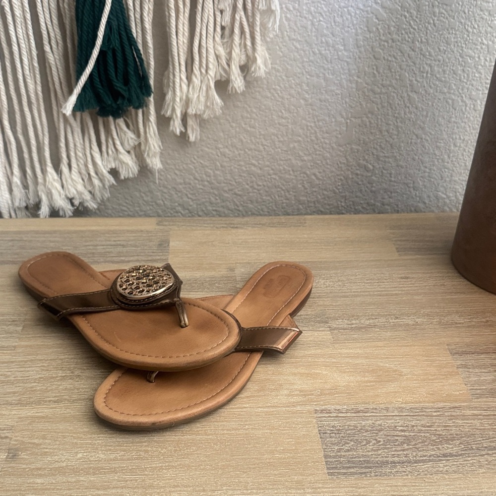 Coach Brown Sandals